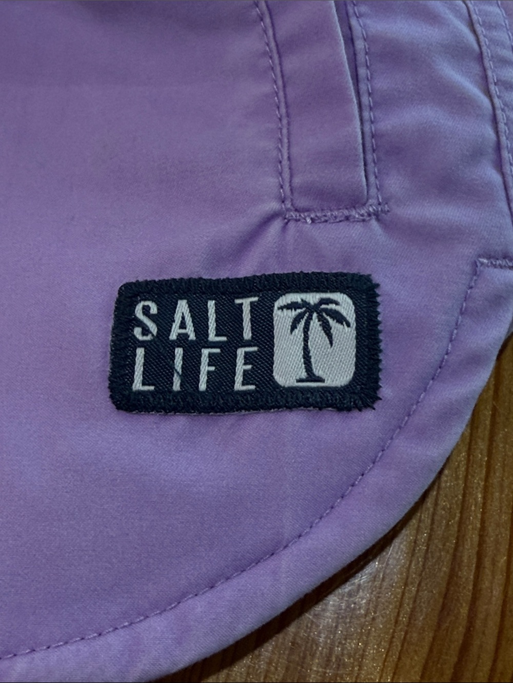Salt Life Lavender Drawstring Athletic Shorts
